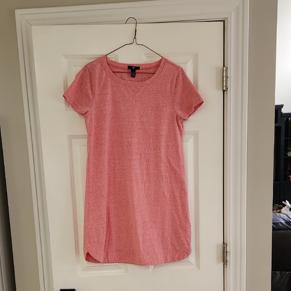 GAP Heathered Pink TShirt Dress